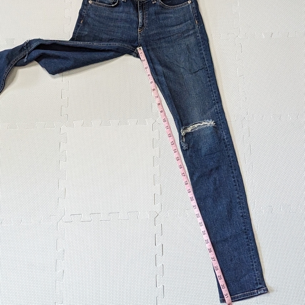 Rag & Bone Medium Wash Skinny Jeans Size 28 Vashon - Picture 4 of 9